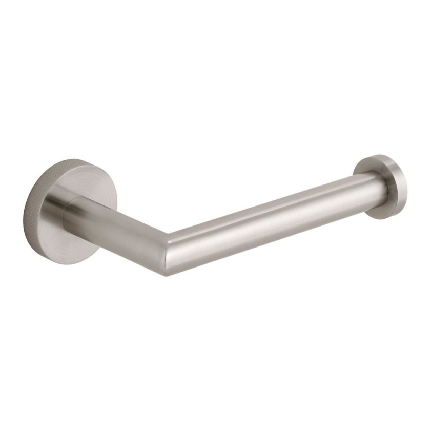 Cutout image of Vado Individual Knurled Accents Brushed Nickel Toilet Roll Holder